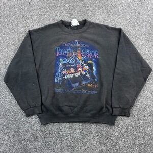 Vintage Tower of Terror Sweatshirt Mens XL Twilight Zone Walt Disney World